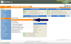 schermata iniziale ordine cliente