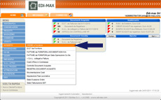 schermata iniziale ordine a fornitore
