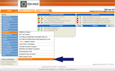 schermata iniziale stato fatturazione DDT di acquisto