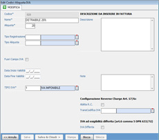 esempio di codice Iva