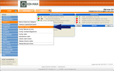 schermata iniziale categorie