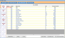 schermata contratto cliente: Voci a Misura