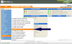 schermata iniziale statistiche DDT di acquisto
