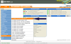 schermata iniziale statistiche ricavi
